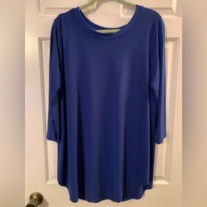 Zenana Premium dark royal blue tunic